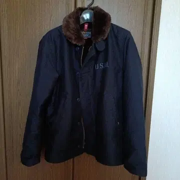 ALPHA N-1 밀리터리 자켓 L 네이비