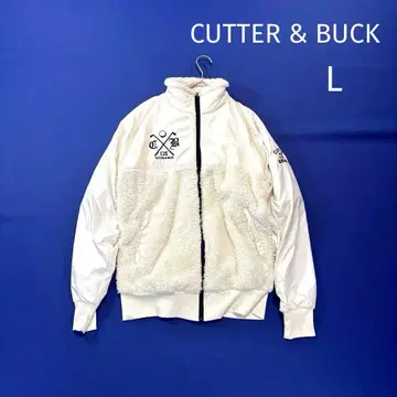 커터앤백 L 보아 자켓 블루종 화이트 2way 골프