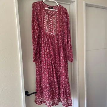 SHIPS 꽃무늬 롱 슬리브 원피스