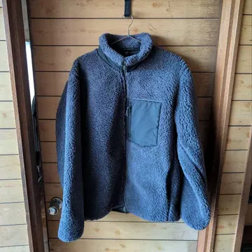 유니클로 방풍 플리스 자켓 다크 그레이 L