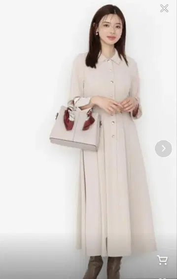 가을 턱 셔츠 원피스 프로포션 바디 드레싱