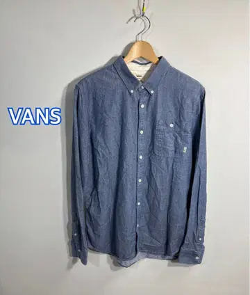 VANS 반스 버튼 다운 셔츠 BD 긴팔 셔츠:M