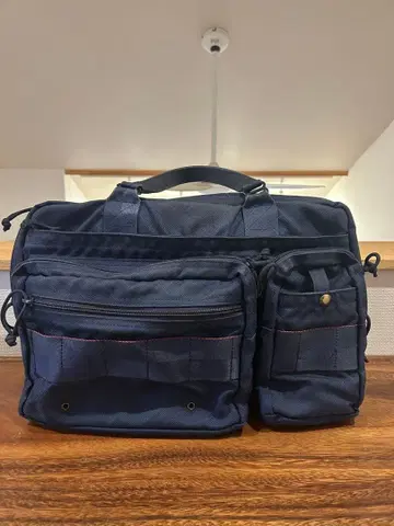 BRIEFING AIR FORCE BLUE LINE A4 라이너 빔즈