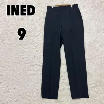 INED 이네드 (9) 센터 프레스 테이퍼드 팬츠 슬랙스