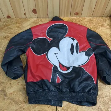 미키마우스 가죽 자켓 M 사이즈 디즈니 빈티지