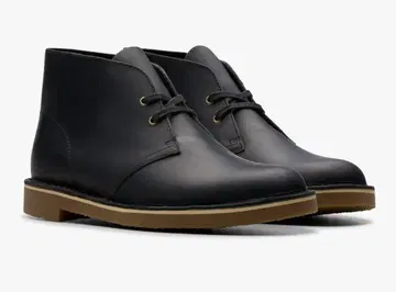 컨디션 최상! Clarks 블랙 가죽 디저트 부츠