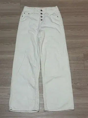 GAP 와이드 레그 데님 화이트