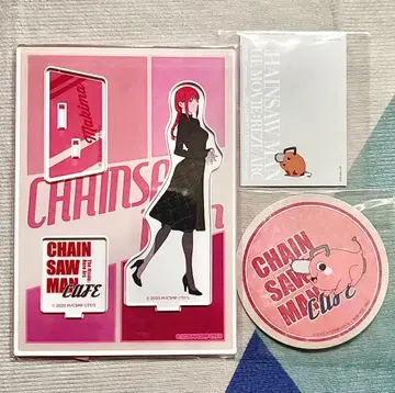 마키마 체인소 맨 카페 아크릴 스탠드 코스터 특전