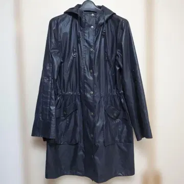 PAT HOGUE 후드 부착 롱 코트 사이즈 M