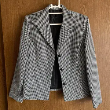 라바노아 Lauannor 하운드투스 체크 패턴 자켓 포멀 11AR