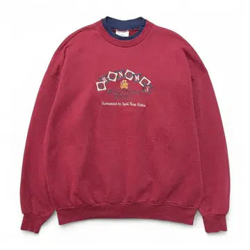 USA 구제 의류 테디베어 다사카와 맨투맨 트레이닝복 자수 여성용 XL