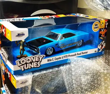 JADATOYS 1/24 로드러너 와일리 코요테 PLYMOUTH