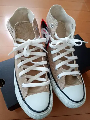 [ 새상품 박스 포함 ] CONVERSE 하이컷 스니커즈 베이지