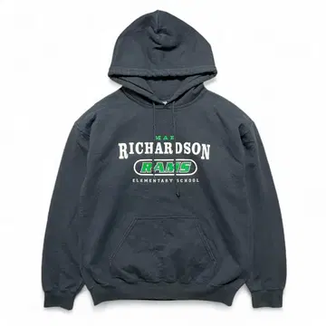 구제 의류 마에리차드슨 초등학교 풀오버 맨투맨 후드티 프린트