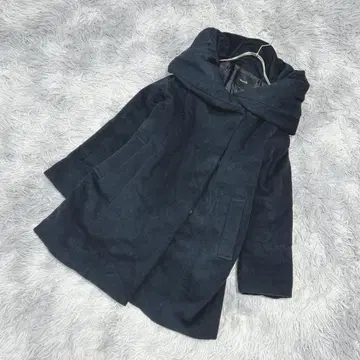 [고품질] ALLUREVILLE 충전솜 울 코트 (F) 고급 캐주얼