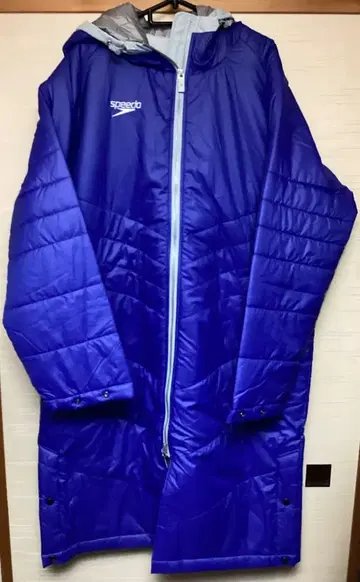 speedo O 충전솜 벤치 코트 파랑 스피도 새상품급