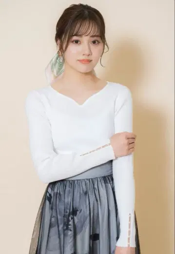 하트넥 라메 풀오버 윌 셀렉션 라메 니트