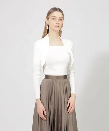 EPOCA 큐프라 베이직 숏 니트 볼레로