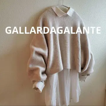 개럴개런트 복슬복슬 긴팔 오버사이즈 니트 볼레로 F