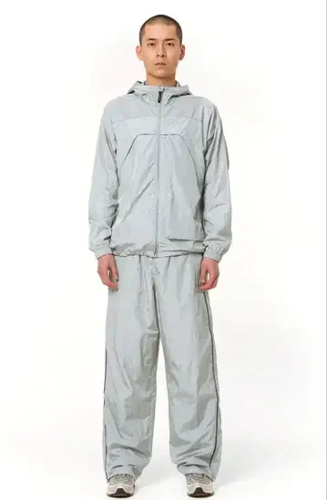 BOILER ROOM 그레이 나일론 팬츠 L 사이즈