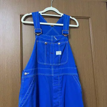 BIG MAC x BEAMS BOY 별주 오버다이 오버롤 블루