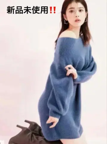 초특가 미사용 택 포함 라쿤 미니 니트 원피스