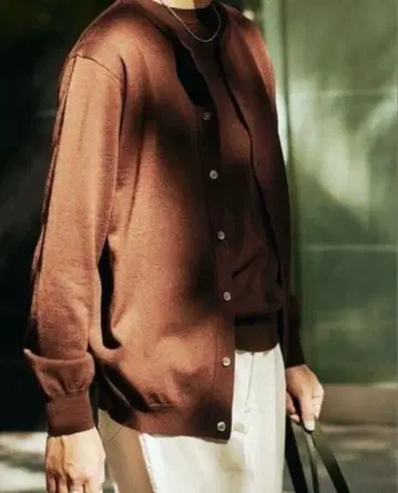 EDIFICE 에디피스 16 게이지 크루넥 하이 게이지 니트 가디건