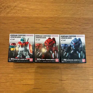 GUNDAM CONVERGE OPERATION JABURO 3체 세트
