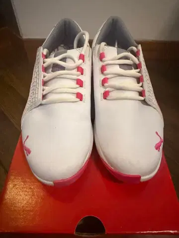 Puma 골프화 화이트/핑크 23.0