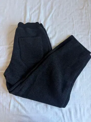 바토너 W 페이스 압축 울 팬츠 1 차콜 그레이