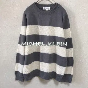 33 [ MKMICHELKLEIN ] 풀오버 보더 로우 게이지 큼직한