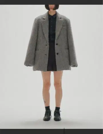 todayful 샤기 오버 자켓 size 38