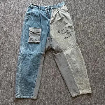 CUBE SUGAR 데님 리메이크 데님