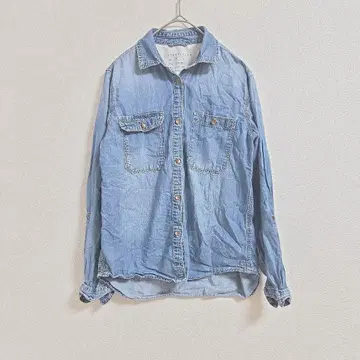 LOWRYS FARM 데님 셔츠 긴팔 M 사이즈 로리즈팜