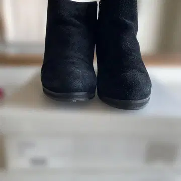 nouer 야마다야 스콧 클럽 블랙 스웨이드 가죽 숏부츠 M