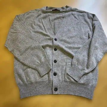 BOB GALET 캐시미어 100% 그레이 가디건