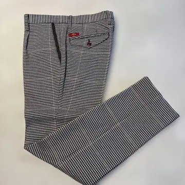 캘러웨이 레드 라벨 체크 무늬 겨울용 팬츠 (1회 착용, 컨디션 최상)