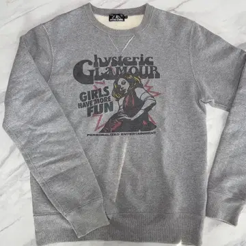 HYSTERIC GLAMOUR 그레이 스웨트 셔츠 S