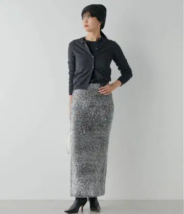 GALLARDAGALANTE 페더 라메 스커트