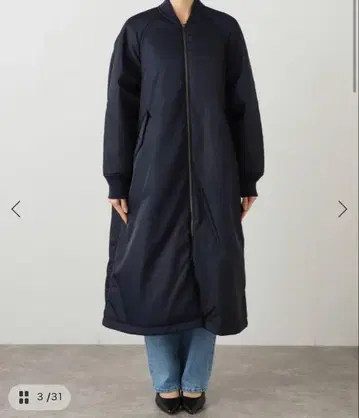 TICCA 롱 MA-1 네이비