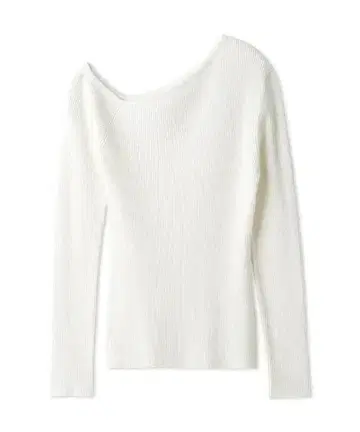 [ 새상품급 ] 비대칭 데콜테 리브 니트 FRAY I.D