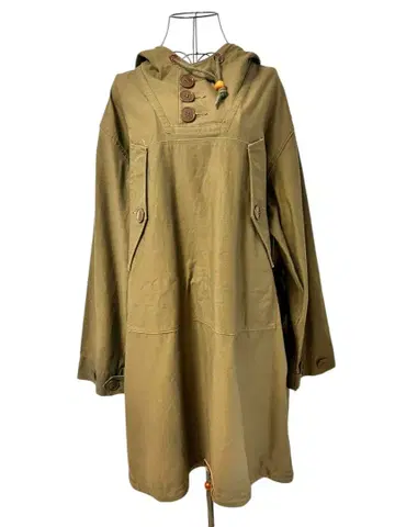 밀리터리 후드티 아노락 카키 빈티지 70년대풍 구제 의류