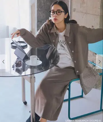 택 포함 새상품 UR TECH 200일 니트 반지 도트 가디건 도어즈