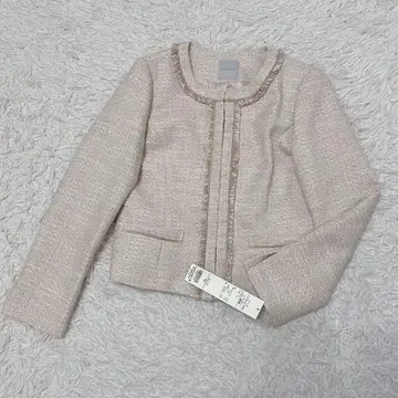 택 포함! OPAQUE.CLIP 오파크 클립 트위드 자켓