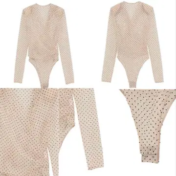 CLANE SHEER DRAPE BODYSUITS