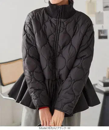 고베 레터스 블랙 퀼팅 자켓 M 사이즈