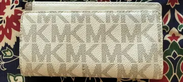 마이클 코스 로고 카드 케이스 화이트 계열