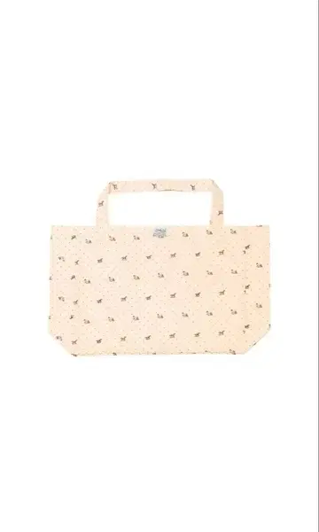 언덕 위의 집 브라운 말 토트백