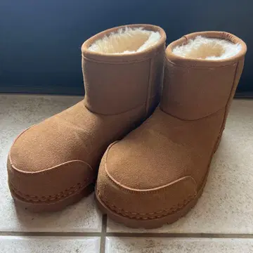 컨디션 최상 알래스카 어그 부츠 숏 기장 24.5cm 한국 패션