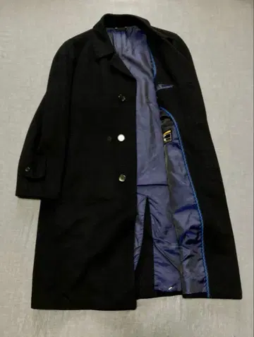 이탈리아제 캐시미어 100% 롱 체스터 코트 A4 사이즈